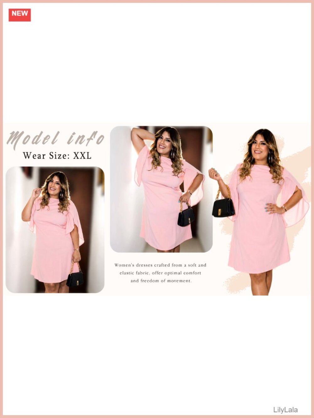 Women's Flutter Sleeve Chiffon Cocktail Dress A-Line Mini - Picture 5 of 6